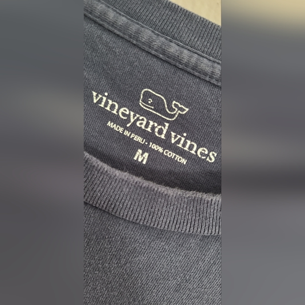 Vineyard vines I love Daytona beach whale 🐋 tee shirt blue men's M - Picture 8 of 10